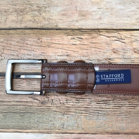 Stafford Men’s Size 34/35 Belt - Picture 4 of 6